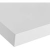 Estantería Flotante, Elegante Estante De Pared En Madera Mdf Color Blanco De 80x23 Cm Para Decoración Y Organización