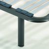 Somier Multiláminas | Regulación Lumbar Adaptable | Estructura De Tubo De Acero De 40x30 Mm | Medida: 90x180 Cm | Incluye Juego De 4 Patas Cilíndricas De 26 Cm