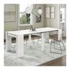 Consola Para Comedor Extensible, Color Blanco Brillo, Medidas: 90 Ancho X 78 Alto, Extensible De 51 Cm A 237 Cm