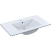 Lavabo Blanco Cerámico Para Muebles De 80 X 45 Cm. Medidas Lavabo: 81 X 46 X 18 Cm