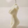 Vela Decorativa Torso Mujer Blanco Alto 9,5cm - Spazioluzio