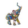 Figura Decorativa Elefante Diseño Graffiti 21x25,5x11cm - Spazioluzio