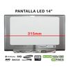 Pantalla Led De 14" Para Portátil N140hca-eac Rev.c3 315mm Fhd 30 Pines