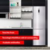 Frigorífico Combi Infiniton Fgc-856x Total No Frost 322l Multiflow Cold Air Surrounding D Inox 185,5 Cm