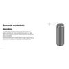 Infiniton Papelera Inteligente Bin42 (gris, 42 Litros, Cubo De Basura Con Sensor Automatico, Free Movement (sin Cables))