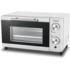 Infiniton Hsm-70b09 - Horno Sobremesa Portátil, Blanco, 9 Litros, Temporizador, Doble Acristalamiento, Termostato Ajustable Hasta 230º