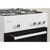 Infiniton Cocina De Gas Cc56bwc - Ancho 50cm, 3 Zonas, Blanco, Quemadores Con Seguridad Ffsd, Compatible Gas Natural Y Butano