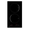 Placa De Inducción Infiniton Ind-230n 3800 Cm 2 Zonas 9 Niveles Control Táctil Acabado Crystal Black 28,8 Cm