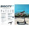 Infiniton Bigcity Lite – Patinete Eléctrico Plegable, Negro, Ruedas 8”, Velocidad Máx. 25km/h, Autonomía Hasta 25km., Suspensión Frontal, Luces Led, Control Por App