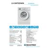 Lavadora Milectric Lv-sn72dwn, 7 Kg, 800 Rpm, D, Blanco