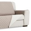Salvasofá Couch Cover Reversíble. Funda Para Sofá 4 Plazas, Lino / Marfíl