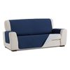 Salvasofá Couch Cover Reversíble. Funda Para Sofá 3 Plazas Xl, Azul / Gris Claro
