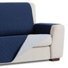 Salvasofá Couch Cover Reversíble. Funda Para Sofá 4 Plazas Xl, Azul / Gris Claro