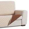 Salvasofá Couch Cover Reversíble. Funda Para Sofá 4 Plazas Xl, Beige / Marrón
