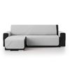 Salvasofá Chaise Longue Couch Cover Brazo Izquierdo 240cm, Gris Claro. Funda De Sofá Para Chaise Longue