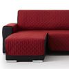 Salvasofá Chaise Longue Couch Cover Brazo Izquierdo 240cm, Rojo. Funda De Sofá Para Chaise Longue