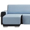 Salvasofá Chaise Longue Couch Cover Brazo Izquierdo 280cm, Azul Claro. Funda De Sofá Para Chaise Longue