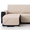 Salvasofá Chaise Longue Couch Cover Brazo Izquierdo 280cm, Beige. Funda De Sofá Para Chaise Longue