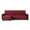 Cubre Sofá Chaise Longue Acolchado Maui Brazo Izquierdo 220cm, Rojo. Protector Funda De Sofá Chaise Longue