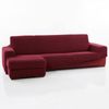 Funda Chaise Longue Super Elastica Relive Brazo Izquierdo Corto, Burdeos. Funda Elástica Para Sofá Chaise Longue