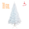 Solagua Árbol De Navidad Artificial Premium Blanco 210cm 958 Ramas, Árbol De Hoja Espumillón Con Soporte Metálico, Diámetro 110cm