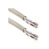 Cable De Red Utp Cat.6 Gris Cca Rj45 Rigido Awg23 Bobina 305 Metros