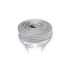 Cable De Red Ftp Cat6 Gris Rj45 Ftp Rigido Awg24 Cobre 100% Bobina 305 Metros