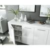 Aparador Buffet De 3 Puertas En Color Blanco Artik