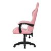 Silla Para Ordenador, Silla Ergonómica Para Juegos, Silla De Escritorio Para Oficina Con Altura Ajustable Y Ruedas, Sillas De Videojuegos Color Rosa/blanco.