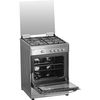 Cocina De Gas Con Horno Svan Skg4600x 4 Quemadores 55l Inox 59,8 Cm