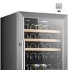 Vinoteca Svan Svn4500d Cíclico 45 Botellas Display Led Táctil G Gris 110,5 Cm