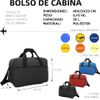 Bolsa De Cabina 40x20x25cm 20l Cab1-negro