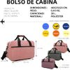 Bolsa De Cabina 40x20x25cm 20l Cab1-rosa