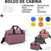 Bolsa De Cabina 40x20x25cm 20l Cab1-morado