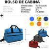 Bolsa De Cabina 40x20x25cm 20l Cab2-azul