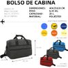 Bolsa De Cabina 40x20x25cm 20l Cab2-negro