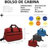 Bolsa De Cabina 40x20x25cm 20l Cab2-rojo