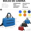 Bolsa De Cabina 40x20x25cm 20l Cab2-invi-azul