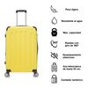 Raykong Maleta De Viaje Mediana Abs 66x43x28,5cm 80l Expandible Rk01-amarillo-m