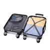 Maleta Cabina Abs 55x40x20cm (40l) - 20 Pulgadas Ruedas Doble 360º Rk01-plateado-s