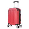 Maleta Cabina Abs 55x40x20cm (40l) - 20 Pulgadas Ruedas Doble 360º Rk01-rojo-s