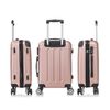 Maleta Cabina Abs 55x40x20cm (40l) - 20 Pulgadas Ruedas Doble 360º Rk01-rosadorada-s