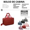 Bolsa De Cabina Convertible En Mochila 40x20x25cm 20l - Rojo