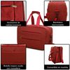 Bolsa De Cabina Convertible En Mochila 40x20x25cm 20l - Rojo