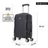 Raykong Maleta Cabina Abs 55x38x23cm 45l - 20 Pulgadas - Negro