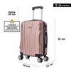 Raykong Maleta Cabina Abs 55x38x23cm 45l - 20 Pulgadas - Rosadorada