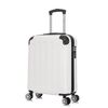 Maleta Cabina Abs 55x40x20cm (44l) - Maxima Aprovechamiento De Capacidad - Candado Incrustado - Blanco