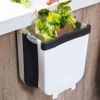 Cubo De Basura Plegable Para Cocina Blanco