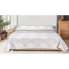 Juego De Sábanas Invierno Franela 100% Algodón Isabella Para Cama De 135 Gris