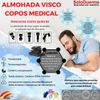 Almohada Medical Carbono De Copos Viscoelástico Individual 70cm Con Efecto Termorregulador